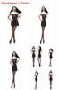 Nun Religieuse Cosplay Costume For Adults With Polyester Blend Fabric For Stage Performances