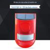 Solar-Powered Outdoor Infrared Security Alarm with Motion Sensor for Farms and Orchards
