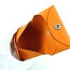 Pristine HERMES Coin case Bastia Orange Epsom Leather Women Used