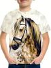 Children's Clothing Boys T-Shirt 3D Horse Print Short Sleeve Fashion Kids Summer Clothes Casual Child Girls Clothing O-Neck Tops