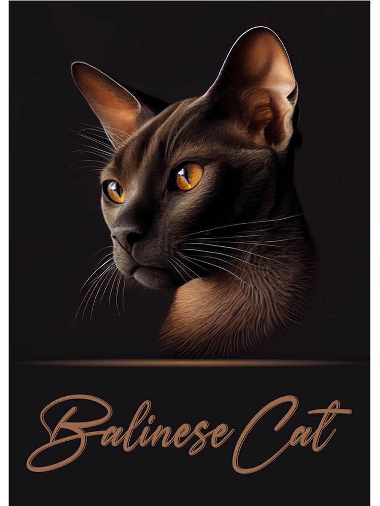 Cats Breeds Balinese Chausie Cheetoh Cat Portrait Poster Canvas Painting Abstract Animal Pet Wall Picture Living Room Home Decor