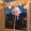 Striped Cane Ornaments Christmas Foam Ornament, Large Candy Lollipop Gingerbread Gift Box Man Pendant Set Hanging Decoration for Xmas Tree,