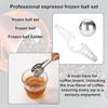 Espresso Chilling Ball Multifunction Portable Cooling Tool with Stand for Tea, Home, Cafe