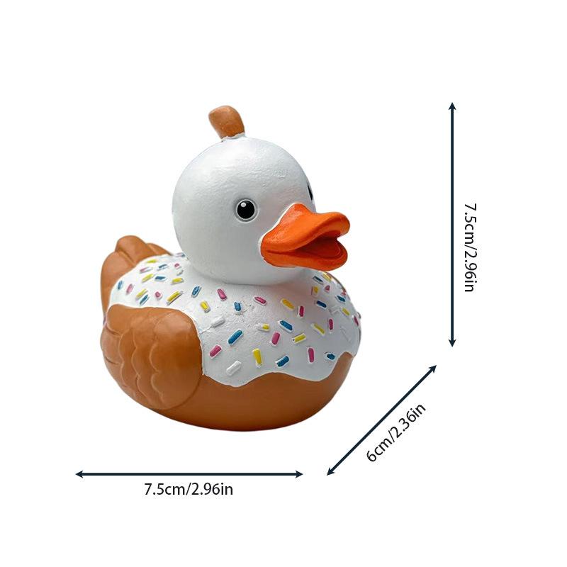 Weihnachtsdekoration Lebkuchen Süßigkeiten Ente Statue Niedliche Fruchtente Figur Kreatives Heim Schreibtisch Ornament Weihnachtsgeschenke