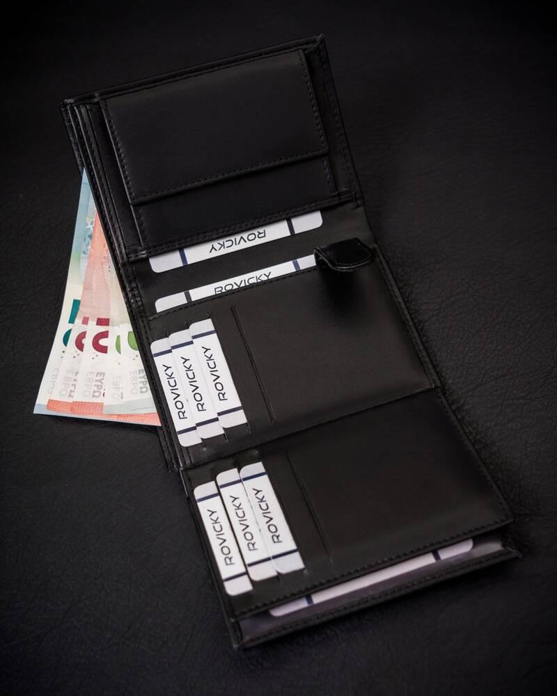 Large men's wallet made of eco-leather - 4U Cavaldi