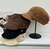 Retro Tooling Solid Color Bucket Hat Women's Spring and Summer Niche Fashion Versatile Face Small Beret Newsboy Hat
