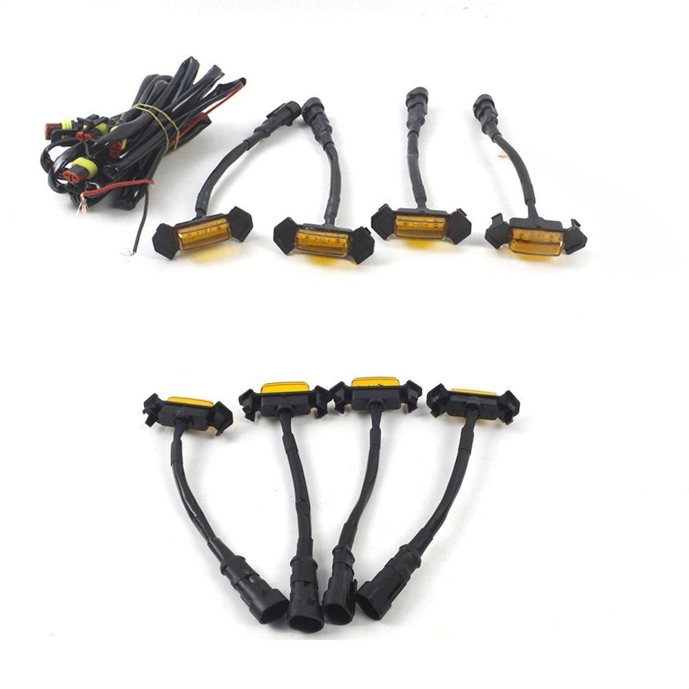 with Harness LED Grille Light Kit Automobile Modification Front Grille Lamps For Toyota Tacoma