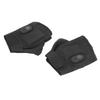 One Pair Polyurethane Fiber USB Non Slip Waterproof Electric Heated Fingerless Gloves 3 Gears 55℃ Palm Back Heating Area