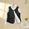 Winter new lamb wool vest women's thickened short warm inner with sleeveless coat slim and thin mother outfit