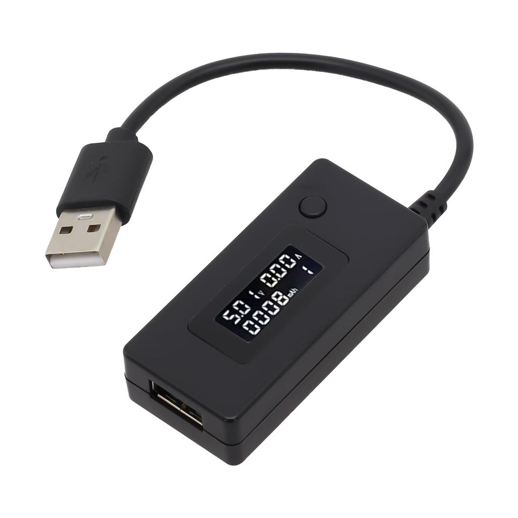 USB Tester Current Voltmeter For Voltage Current MAH 4-30V/50mA~3000mA Data Saving Function Power Capacity Tester