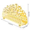 Gold Paper Towel Dispenser Iron Tissue Dispenser Table Napkin Holder  For Living Room
