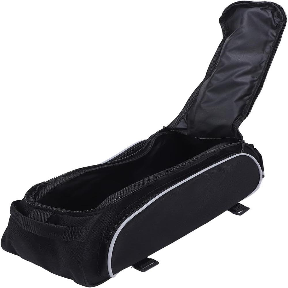 with Shoulder Strap Bike Rear Rack Bag 600D Polyester Rear Carrier Bag  Long Distance Cycling