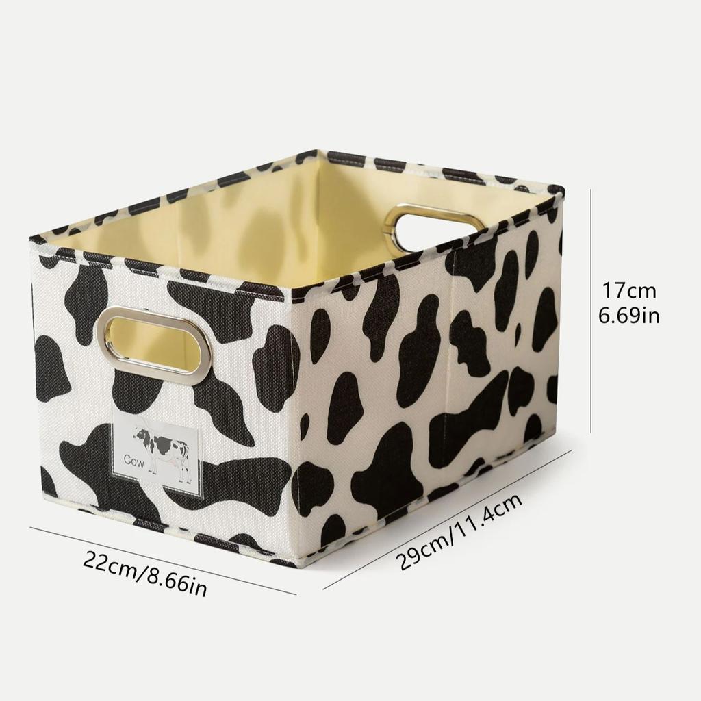 Drawer Style Storage Box Animal Patterned Cow Pants Storage Box Clothing Storage Box Clothing Storage Box Large Capacity Organiz
