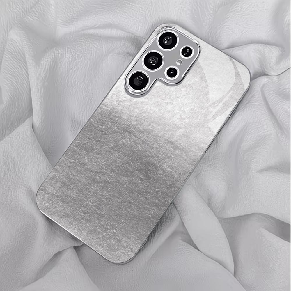 PhoneCase Atmosphere Simplicity High-end Electroplating Glass PhoneCase for Samsung Galaxy S26 S25 S24 S23 S22 S21 FE,Ultra,Plus