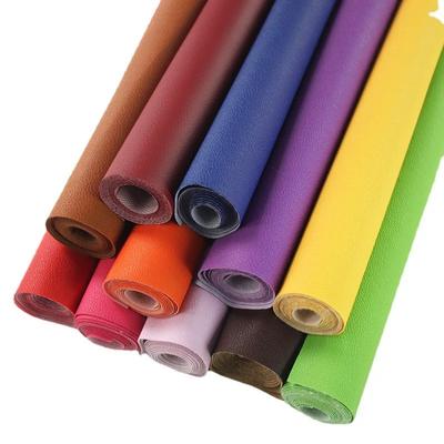 100x140cm Litchi PU Leatherette Faux Synthetic Leather Fabric for Sewing Bow Bag Brooches Sofa Car DIY Handwork Material Sheets