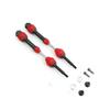 4 Pcs/2pcs Rear Drive Shaft Steel Driveshaft CVD for 1/10 Trxs Slash Rustler Hoss Stampede VXL 4X4 RC Car