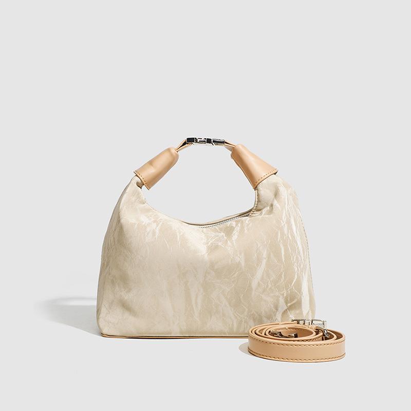 New Chinese Portable Dumpling Bag Female Commuter Hand Carry Underarm Bag Versatile Single Shoulder Messenger Bag