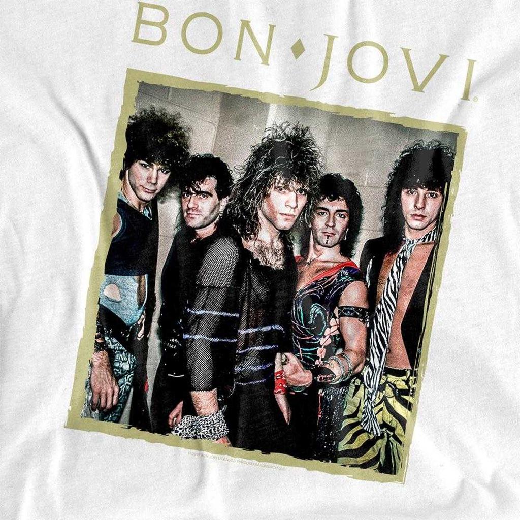Bon Jovi Unisex Adult Framed Long-Sleeved T-Shirt