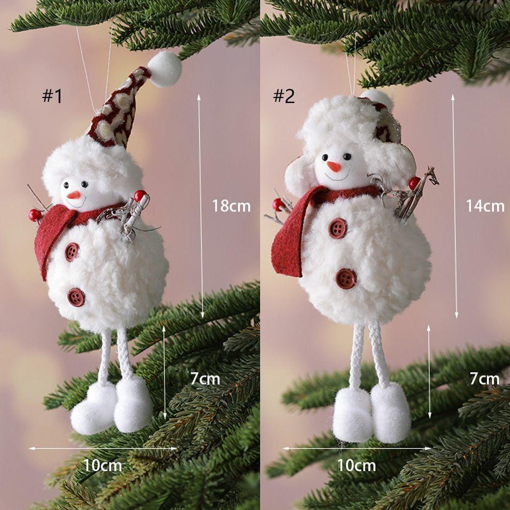 Cute Christmas Snowman Pendant Soft Christmas Tree Decorations  Home Xmas Decoration