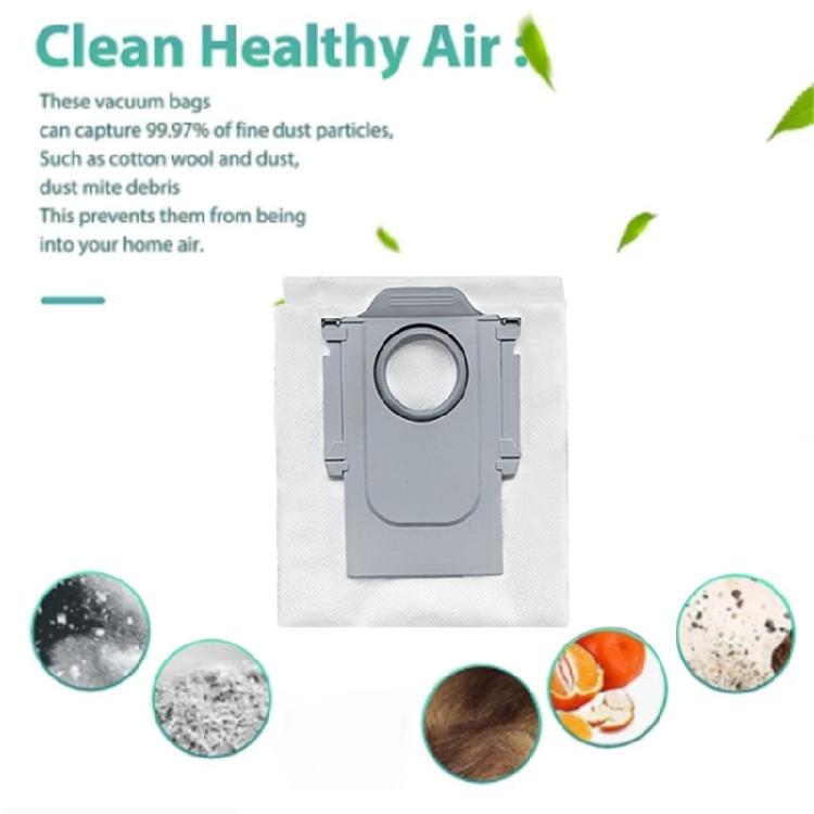 Pack of 8 Vacuum Cleaner Bags Accessory Set for QRevo/P10 Robot Suction Station