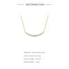 Stylish And Simple Style S925 Sterling Silver Single Row 11 Size Zircon Diamond-Encrusted Women'S Collarbone Necklace