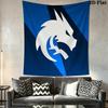 Team Spirit Wall Hanging Printed Fabric Blanket Decorative Tapestries for Bedroom Living Room Home Decor