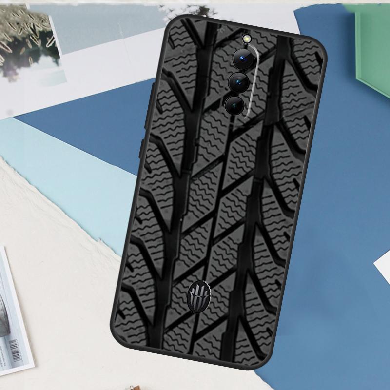 Tire Tread Pattern Case For ZTE Nubia Red Magic 8S 9S 10S 10 9 8 11 Pro Plus 6 7 6S 7S Pro 5G 6R 10 Air Cover