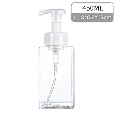 250/450Ml Mousse Facial Cleanser Foam Dispenser Plastic Pump Bottles Mini Empty Bottle Refillable For Travel Cleaning Cosmetics