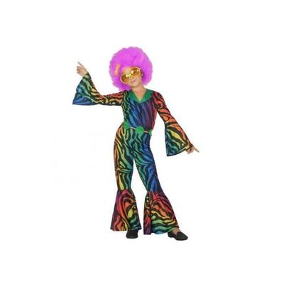 AC-DECO Multi-colored Disco Costume for Girls, 5/6 Years Old