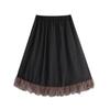 Fashion Tulle Skirt Pleated Tutu Skirts Womens Lolita Petticoat Bridesmaids Midi Skirt