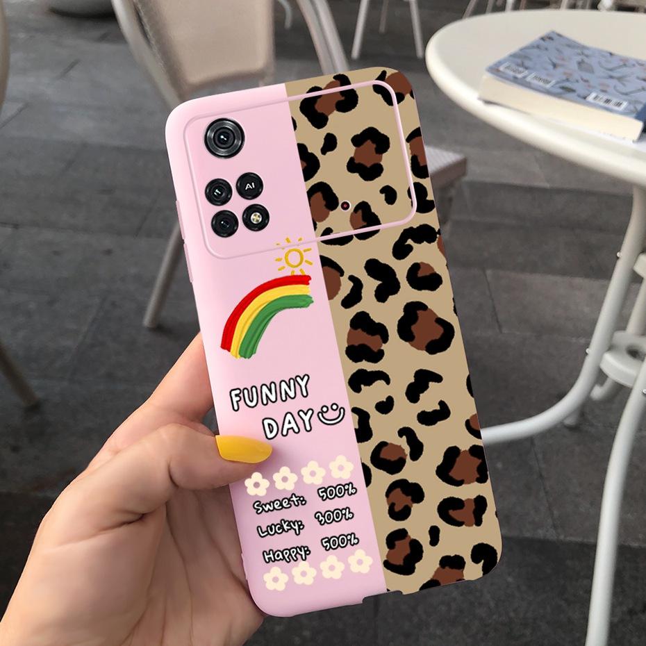 For Xiaomi Poco M4 Pro Case Lovely Pattern Candy Color Phone Case For Poco M 4 M4 Pro 5G 4G PocoM4 Soft Silicone TPU Back Cover