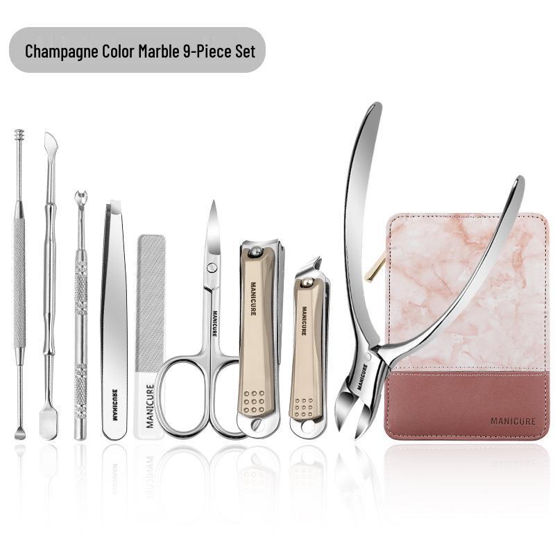 Professionelles Maniküre-Geschenkset: Nagelknipser, Eingewachsene Nagelknipser, Nagelscheren & Werkzeuge