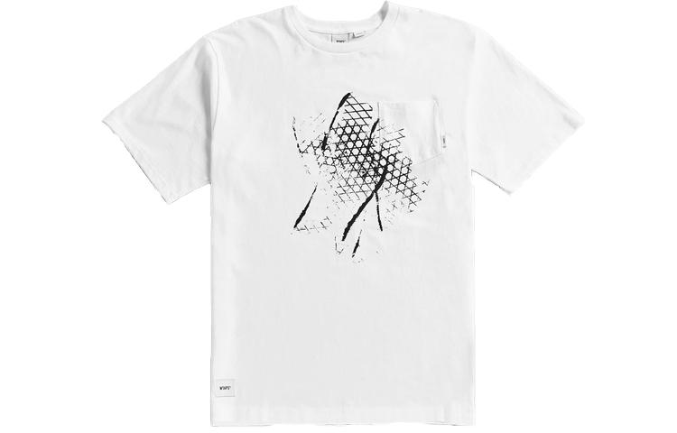 Vans X WTAPS Vans X Wtaps Co Branded Series T Shirts Unisex White Crew Neck Moderate Straight Fit VN0A4TRDWHT1