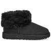 UGG Classic Mini Fluff Women Snow Boots Black 1106757-BLK