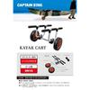 Captain Stag Captain Stag Us 5002 [caNoe Kayak Kayak Cart Beam adjUst No Puncture Tire]