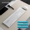 Rapoo 8100GT Multi-mode Wireless Keyboard and Mouse Combo, White