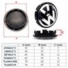 4 pezzi 56MM 60MM 65MM 70MM Per Volkswagen VW Golf 5 6 GTI Passat B6 Jetta Beetle CC Bora Polo Touareg Tiguan Coprimozzi Centrali per Ruote Auto