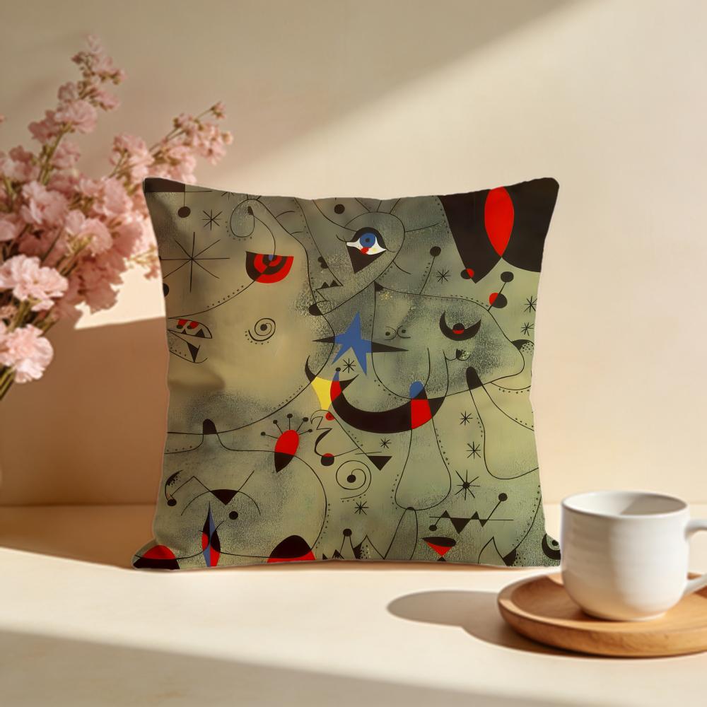 Hot JJoan Mirosew Cushion Cover Stylish Washable Pillow Cover Ideal for Couch Bedroom Car Decoration