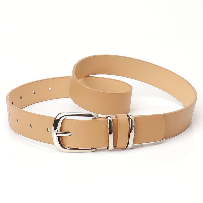 Leopard Print Double Circle Waist Belt - Women's PU Leather Versatile Accessory for Jeans and Dresses