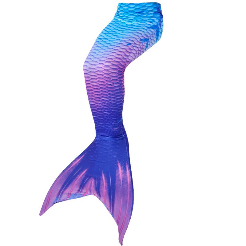 Costum Nou Coadă de Sirenă pentru Înot Cosplay Costum Sirena Petrecere Cadou Costum de Baie Fantasy Plajă Înot Halloween Fără Înotătoare 120(110-120CM) blue