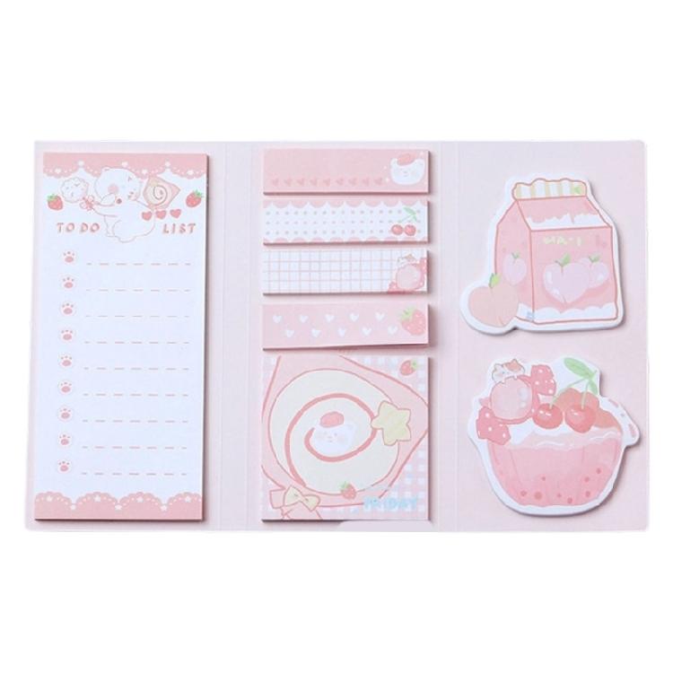 Friendly Paper Adhesive Memoire Pad for Office Business School Students Writing Supplies Colorful Cartoon Stick Note
