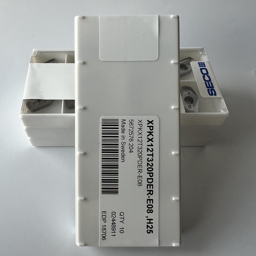 SECO / XPKX12T320PDER-E08,H25 / Original genuine CNC alloy blade 10 Pcs