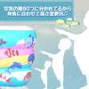 myuse Family Pool, Large, Home Use, Ocean and Rainbow Design, Outdoor, Three Air Chambers (150 x 100 x 50cm), Water Play, Kids, Summer Time