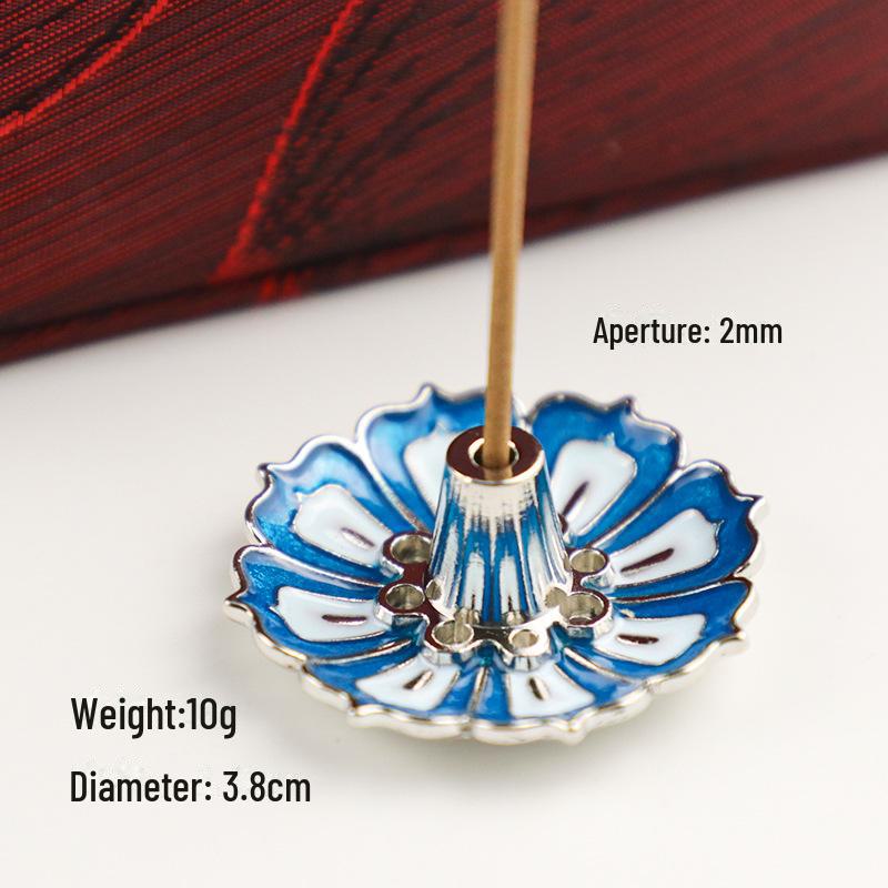 Ouyue Lotus Alloy Incense Holder: Zen Aromatherapy Wire Burner