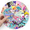 50pcs Cool Creative Roller Skate Stickers: Trendy Waterproof Decals for Luggage, Water Bottles, and Phone Cases.