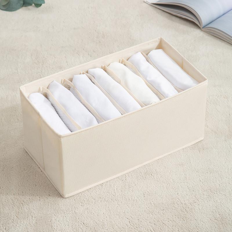 Oxford Cloth Storage Bin With Dividers For Closet And Bedroom Organization