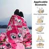 Little Pony (17) Personalized Text Blanket Lightweight Personalized Blanket Comfortable Suitable for Home Decor Office Living Room Office Chair
