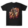 Scorpion Fiery Video Game Mortal Kombat Gift Tee for Gamer 100% Cotton Men's Short Sleeve Graph