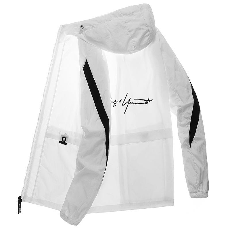 

Sunscreen Clothing Men s Summer New Casual Big Yards Hooded Jacket Sunscreen Clothing Men s Skin Clothing Trend XXXXL