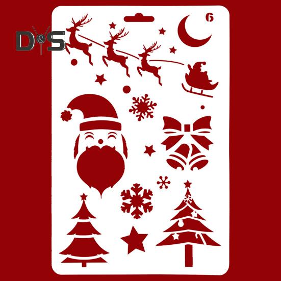 Fine Workmanship Cake Stencil Hollow Out Delicate Christmas Fondant Cake Rim Mesh Embossing Stamp Mold